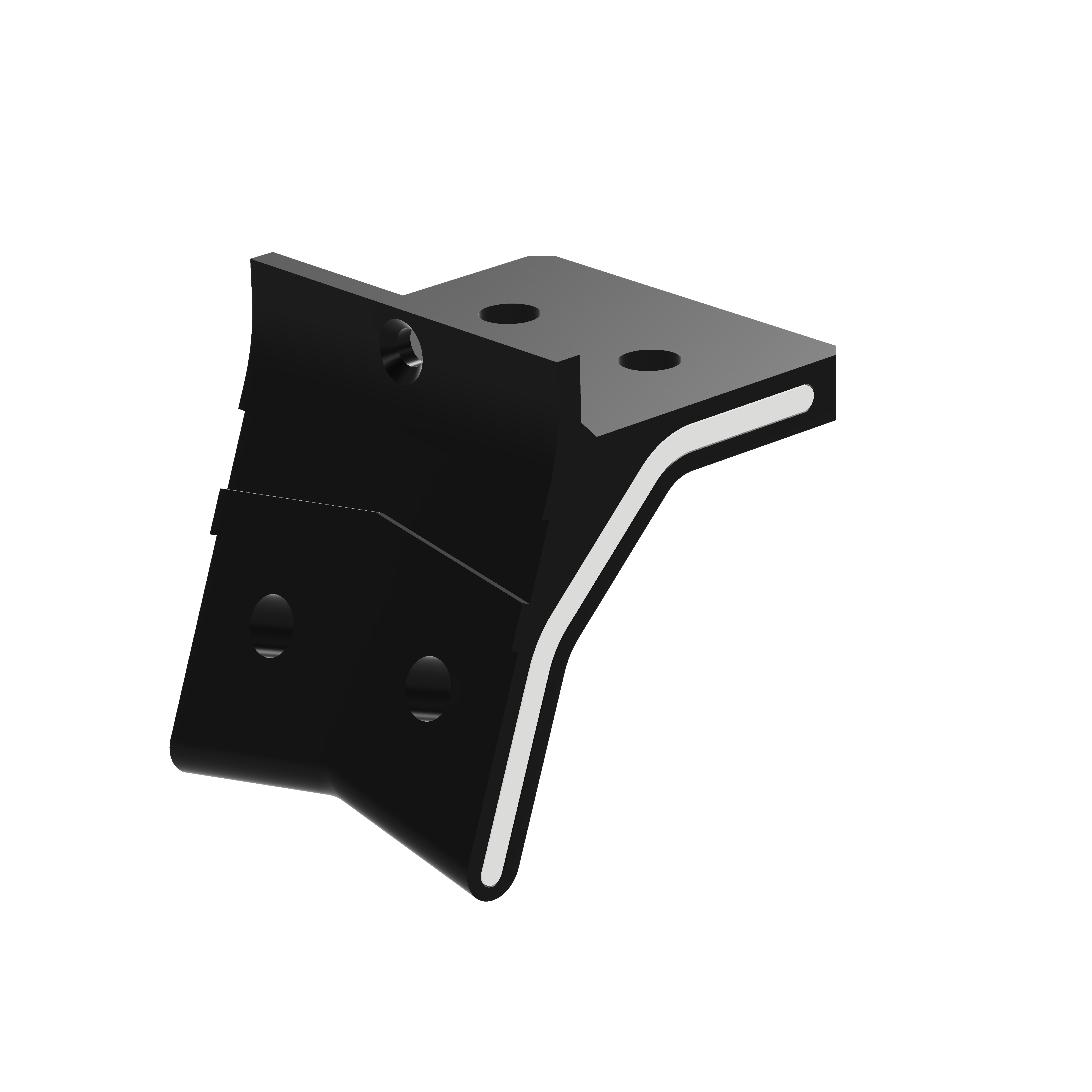 Supporto 30/45 gradi Portatarga magnetico