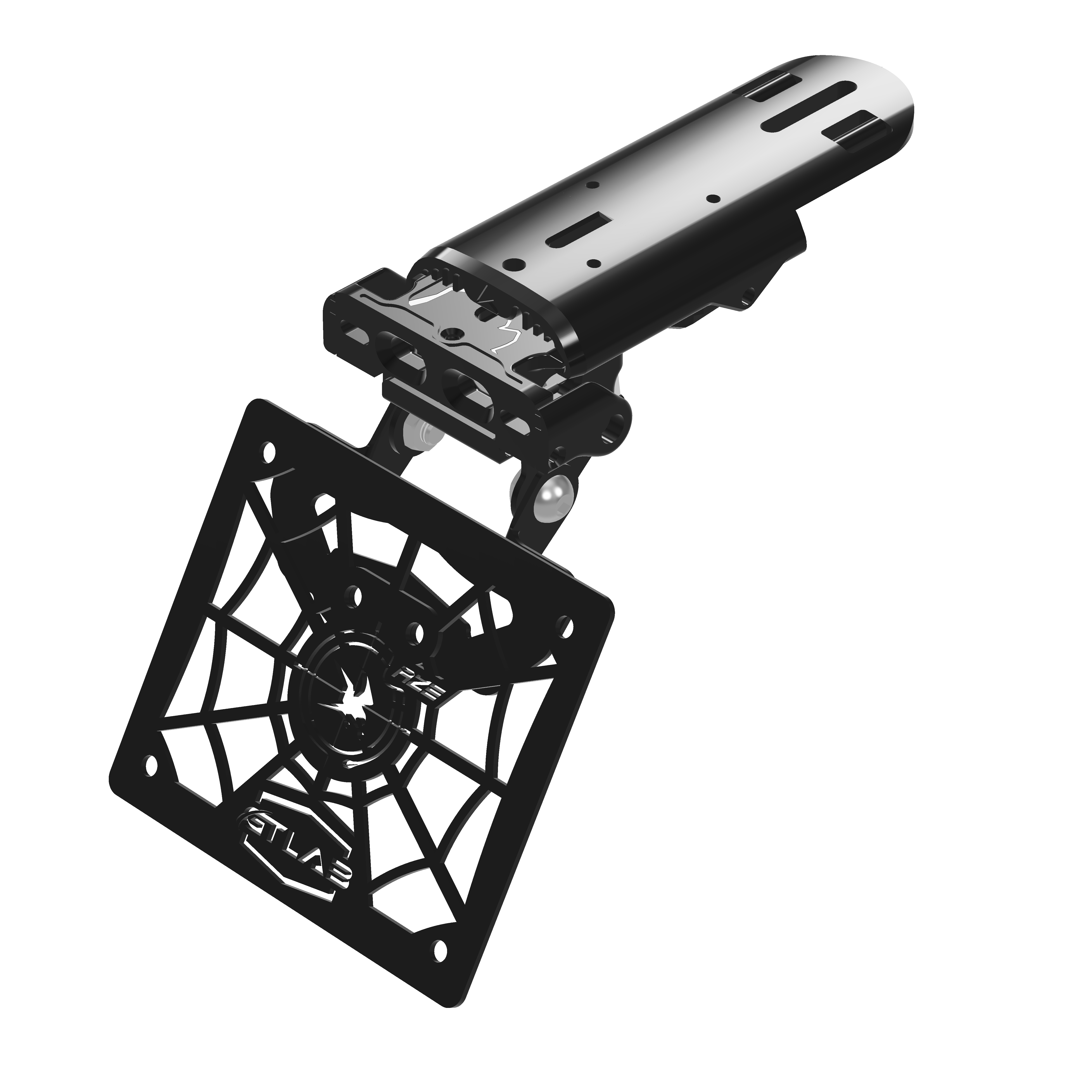 Portatarga magnetico pieghevole - AZE xMAG v2 50cc