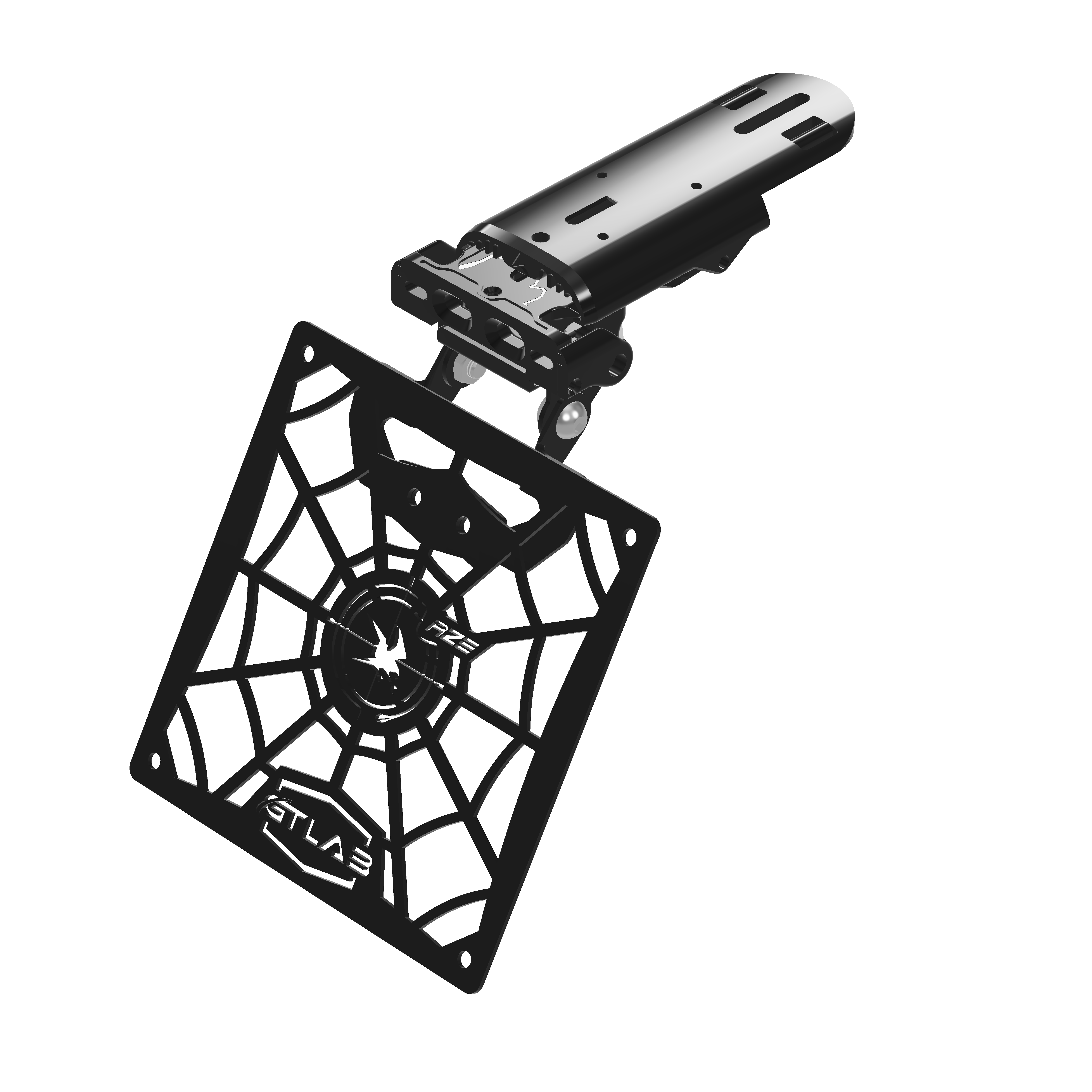 Portatarga magnetico pieghevole - AZE xMAG v2 125+cc